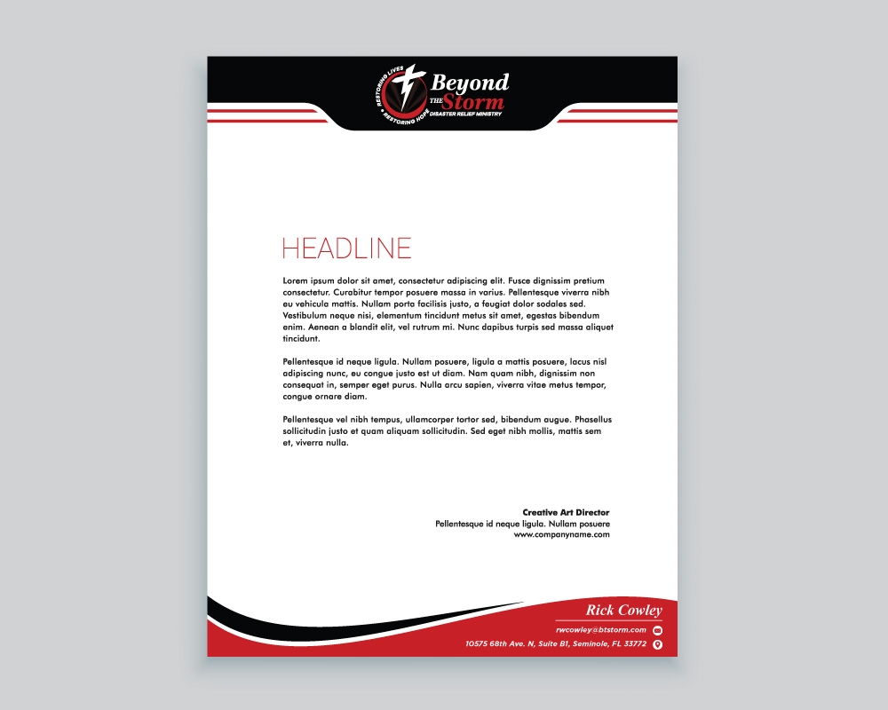 Beyond The Storm logo design by Boomstudioz