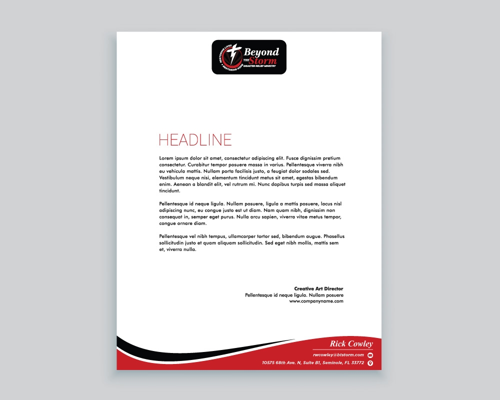 Beyond The Storm logo design by Boomstudioz