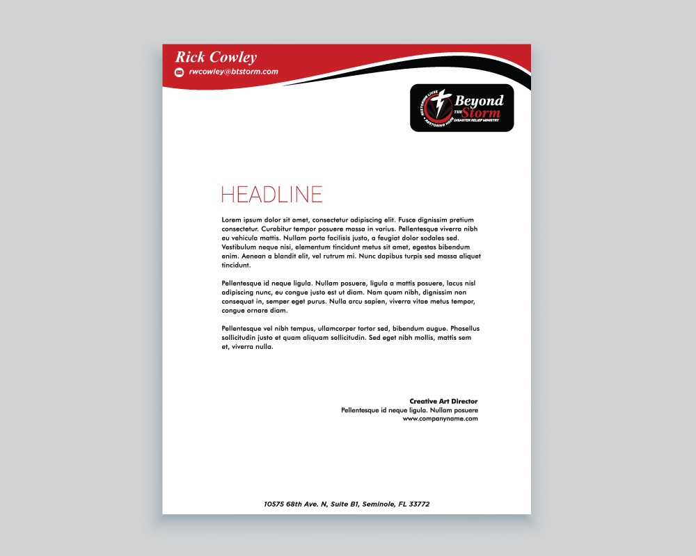 Beyond The Storm logo design by Boomstudioz