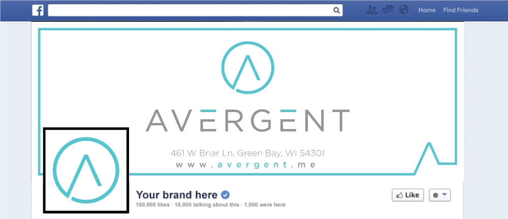 Avergent logo design by Boomstudioz