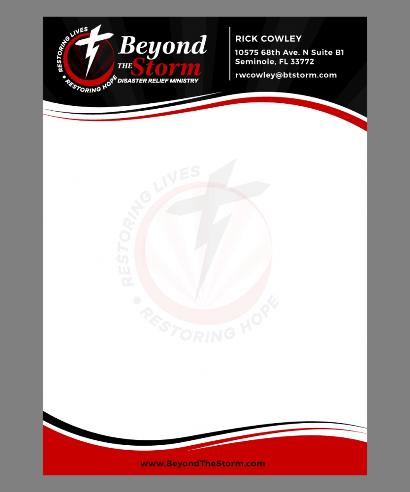 Beyond The Storm logo design by Gelotine