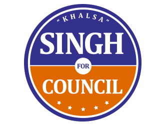 Singh for City Council logo design by schiena