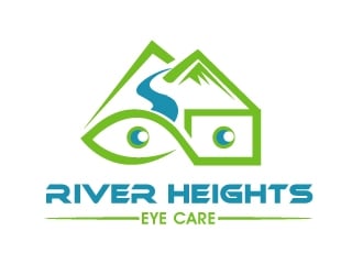 River Heights Eye Care logo design by PMG