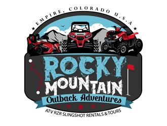 Rocky Mountain Outback Adventures logo design by DreamLogoDesign