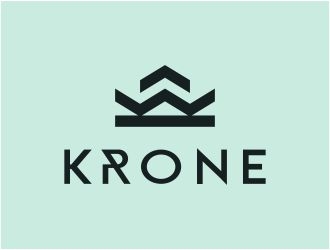 KRONE logo design by 48art