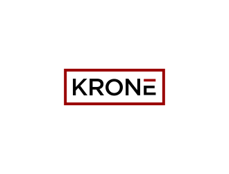 KRONE logo design by akhi