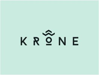 KRONE logo design by 48art