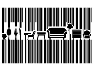 Barcode logo design by Erasedink