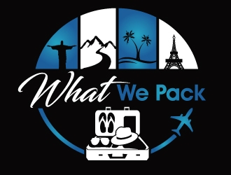 What We Pack logo design by PMG