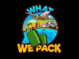 What We Pack logo design by DreamLogoDesign