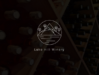 Lake Hill Winery logo design by GrafixDragon