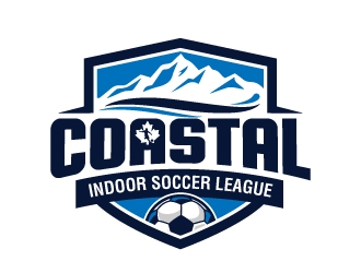 Coastal Indoor Soccer League logo design by jaize