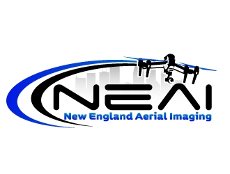 New England Aerial Imaging (NEAI) logo design by ElonStark
