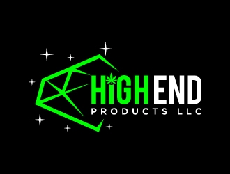 High End Products LLC logo design by wongndeso