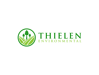 Thielen Environmental  logo design by RIANW
