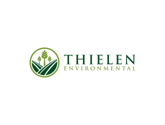 Thielen Environmental  logo design by RIANW