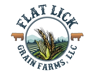 Flat Lick Grain Farms, LLC logo design by adwebicon