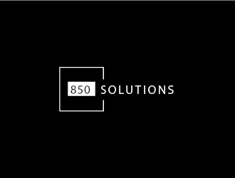 850 SOLUTIONS logo design by GrafixDragon