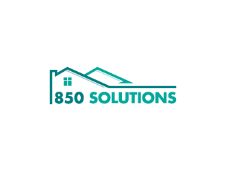 850 SOLUTIONS logo design by pencilhand