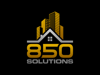 850 SOLUTIONS logo design by Realistis