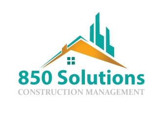 850 SOLUTIONS logo design by Muhammad_Abbas