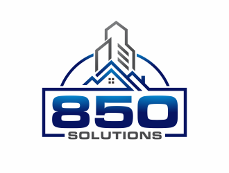 850 SOLUTIONS logo design by agus