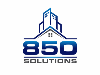 850 SOLUTIONS logo design by agus