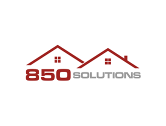 850 SOLUTIONS logo design by sheilavalencia