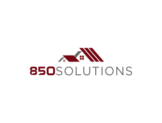 850 SOLUTIONS logo design by Kanya