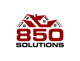 850 SOLUTIONS logo design by akhi