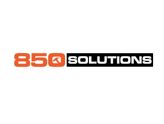 850 SOLUTIONS logo design by Marianne