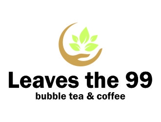 Leaves the 99 bubble tea & coffee logo design by jetzu