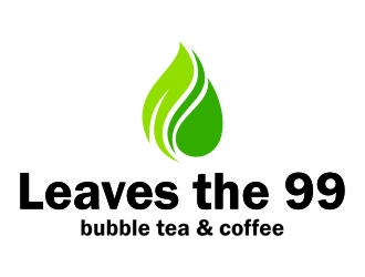 Leaves the 99 bubble tea & coffee logo design by jetzu
