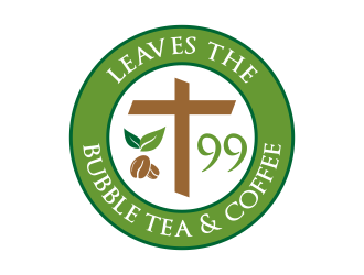 Leaves the 99 bubble tea & coffee logo design by done