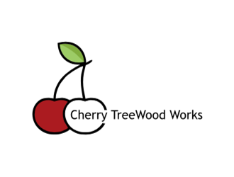 cherrytree woodworks logo design by sheilavalencia