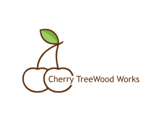 cherrytree woodworks logo design by sheilavalencia