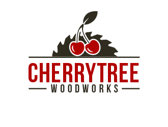 cherrytree woodworks logo design by BeDesign
