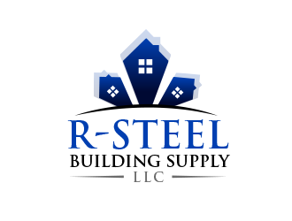 R-Steel Building Supply, LLC logo design by BeDesign