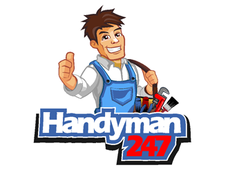 Handyman247 logo design by coco