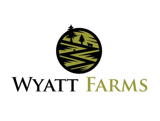 Wyatt Farms logo design by yans