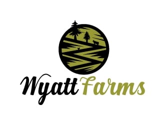 Wyatt Farms logo design by yans