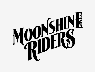 Moonshine Riders logo design by ElonStark
