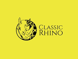 Classic Rhino logo design by Cire