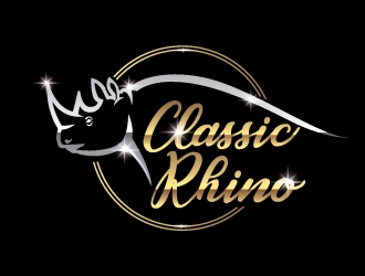Classic Rhino logo design by Suvendu