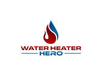 Water Heater Hero logo design by bomie