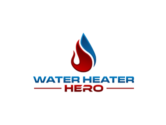 Water Heater Hero logo design by bomie