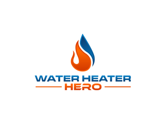 Water Heater Hero logo design by bomie