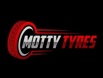Motty Tyres logo design by ElonStark