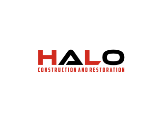 Halo Construction and Restoration logo design by bricton