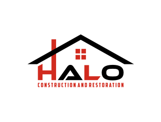 Halo Construction and Restoration logo design by bricton